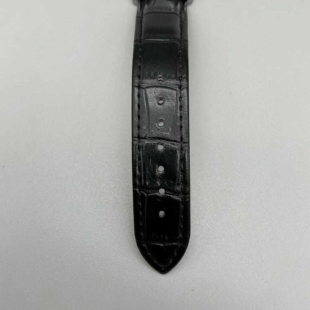 Nine West Womens Watch 41mm Black Dial Black Band 3ATM Dress New Battery
